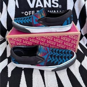 Vans x All Nations Skate Jam Classic Slip On Black